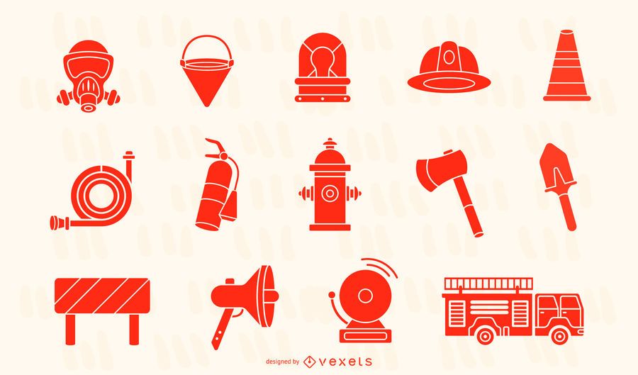 Firefighter elements collection Firefighter elements collection