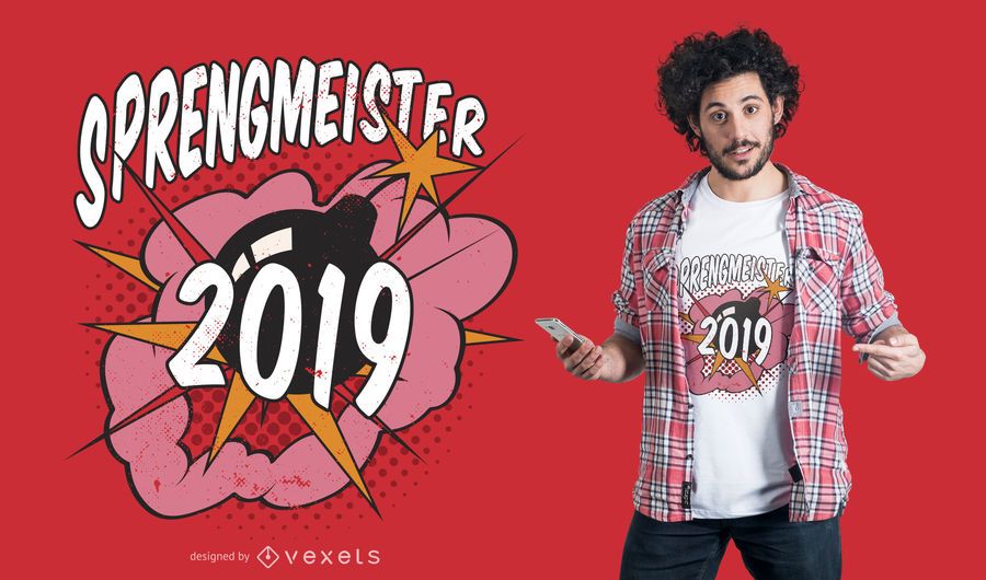 Design de camiseta Sprengmeister Design de camiseta Sprengmeister