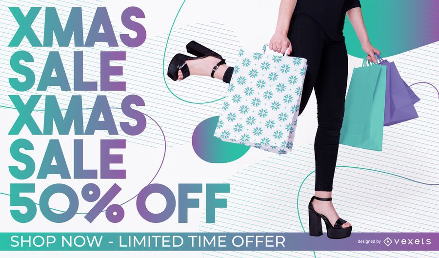 Xmas sale editable photo banner Xmas sale editable photo banner