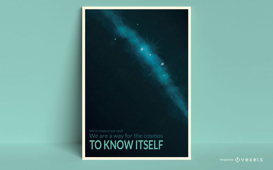 Space poster template Space poster template