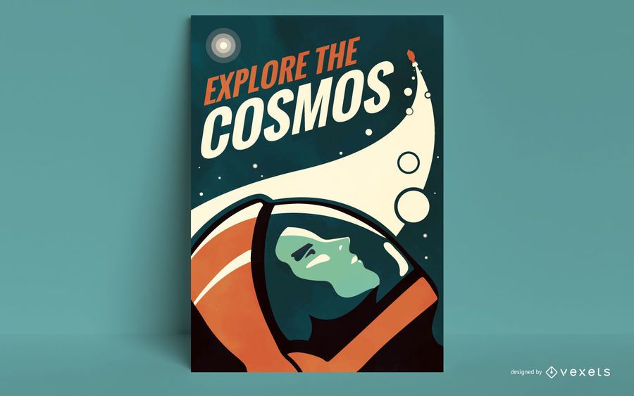 Explore the cosmos poster template Explore the cosmos poster template