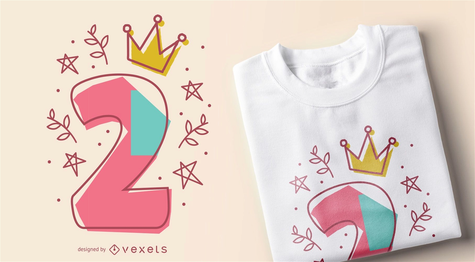 Diseño de camiseta editable de número de cumpleaños