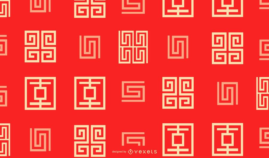 Chinese new year geometric pattern design Chinese new year geometric pattern design