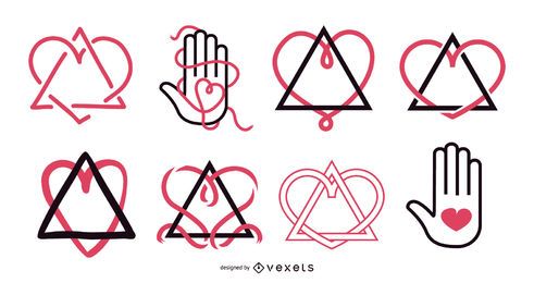 Adoption Symbol Design Set Adoption Symbol Design Set