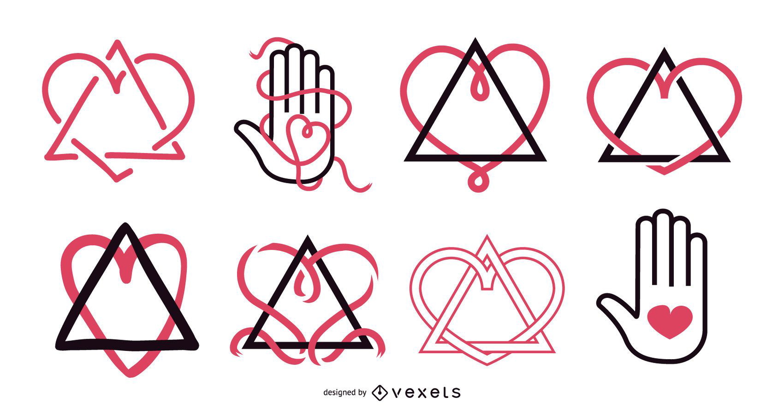 Adoption Symbol Design Set