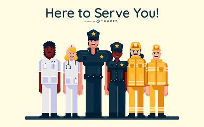 First Responder Character Set First Responder Character Set