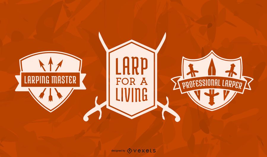 LARPing badge set LARPing badge set