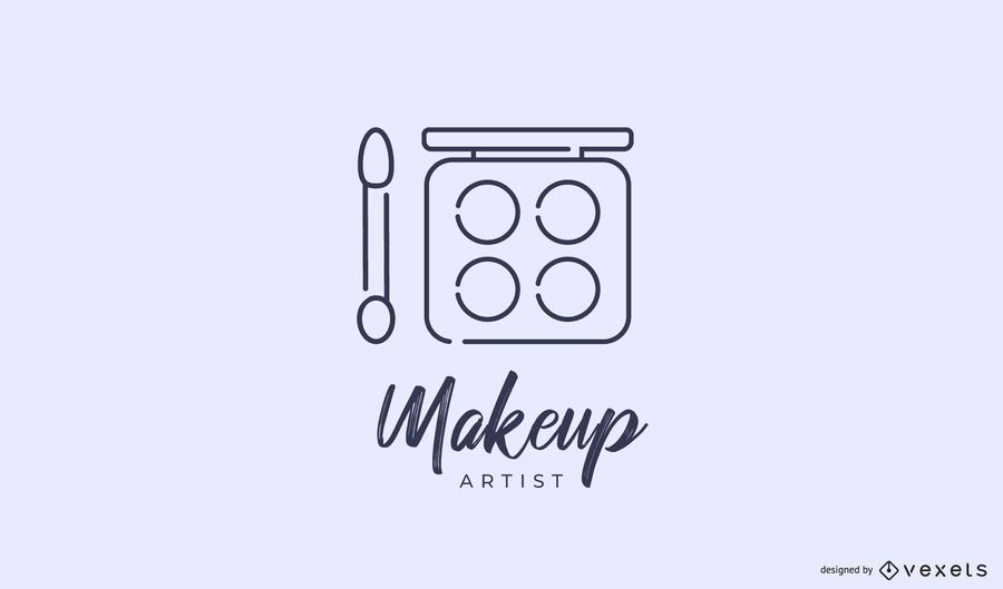 Plantilla de logotipo de artista de maquillaje Plantilla de logotipo de artista de maquillaje