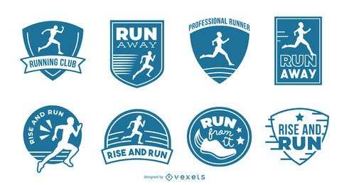 Running badges collection Running badges collection
