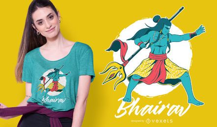 Diseño de camiseta Shiva