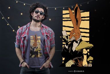 Bunny magic t-shirt design Bunny magic t-shirt design