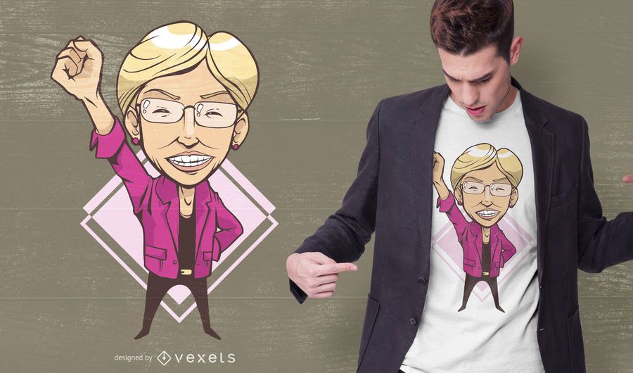 Warren cartoon t-shirt design Warren cartoon t-shirt design
