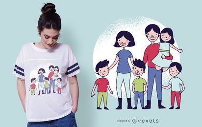 Cute family t-shirt design Cute family t-shirt design