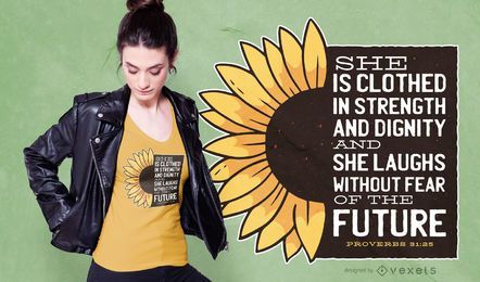 Sunflower quote t-shirt design Sunflower quote t-shirt design