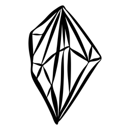 Curso de quartzo de diamante de cristal brilhante Desenho PNG