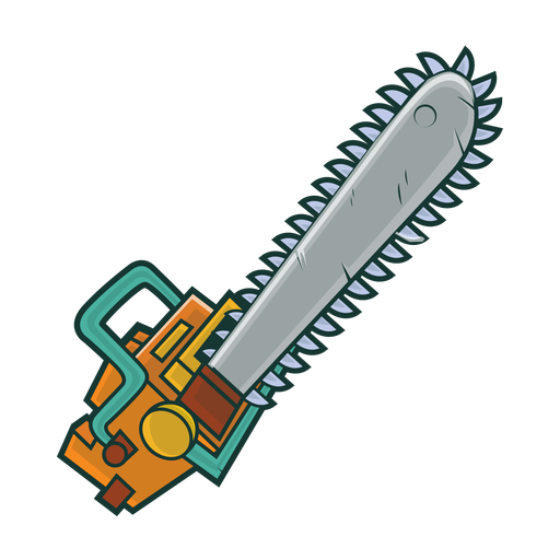 Chain saw gas chainsaw sketch PNG Design
