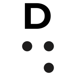 D d letra ponto ponto traço Desenho PNG