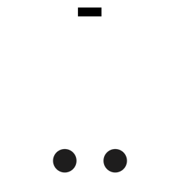 Strichpunkt mit Bindestrich PNG-Design