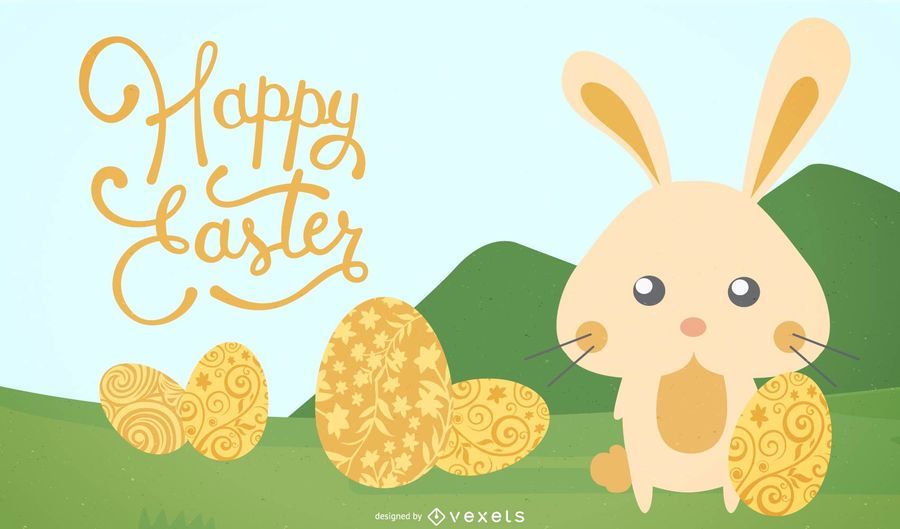 Fondo de Pascua de huevos de oro Fondo de Pascua de huevos de oro