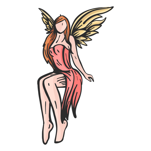Fairy wing flat magic PNG Design