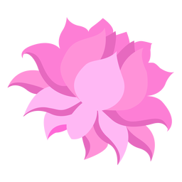Flower flat PNG Design