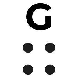 G g letra ponto ponto traço Desenho PNG