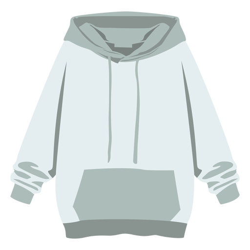 Hoodie Pullover Pullover flach PNG-Design