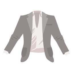 Jackenmantel flach PNG-Design