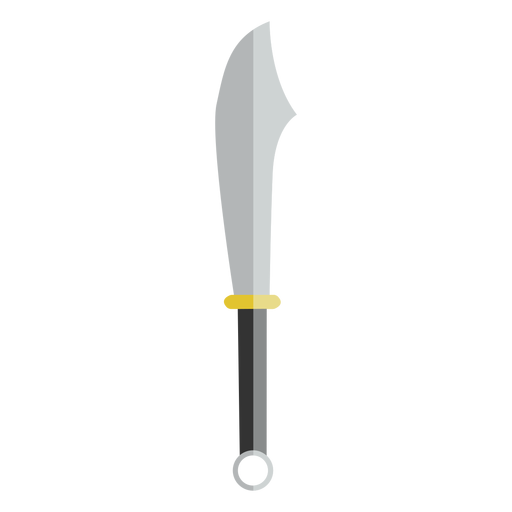 Vector de cuchillo machete plano Diseño PNG