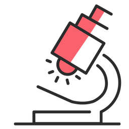 Curso plano de microscópio Desenho PNG