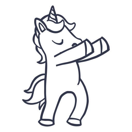 Curso de dança de unicórnio Desenho PNG