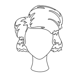 Diseño PNG Y SVG De Mujer Pelo Corto Trazo Para Camisetas Diseño PNG Y SVG De Mujer Pelo Corto Trazo Para Camisetas