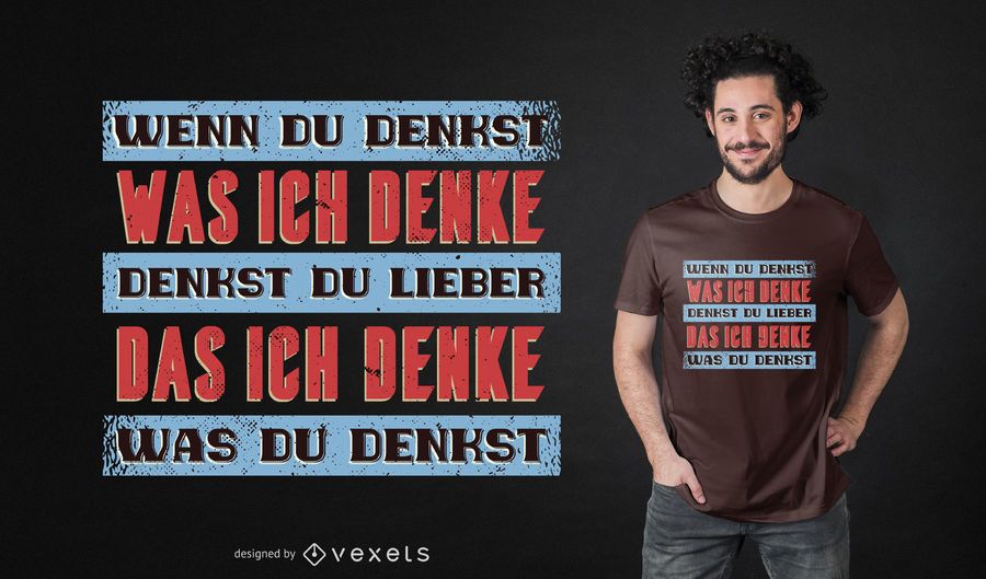 Vintage german quote t-shirt design Vintage german quote t-shirt design