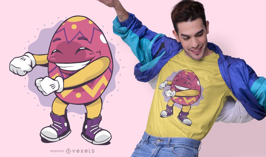 Easter egg floss t-shirt design Easter egg floss t-shirt design