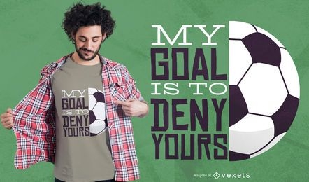 Diseño de camiseta de my goal soccer