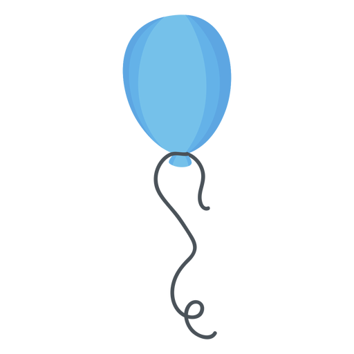 Decoração plana de corda de balão Desenho PNG