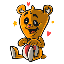 Bear teddy cute sketch PNG Design