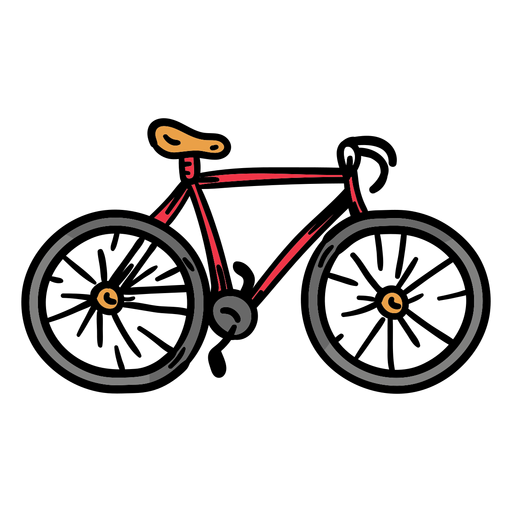 Bosquejo de bicicleta ciclo de bicicleta Diseño PNG