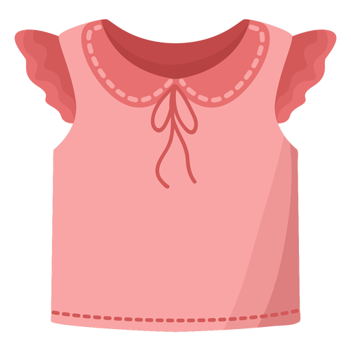 Blouse t shirt flat PNG Design