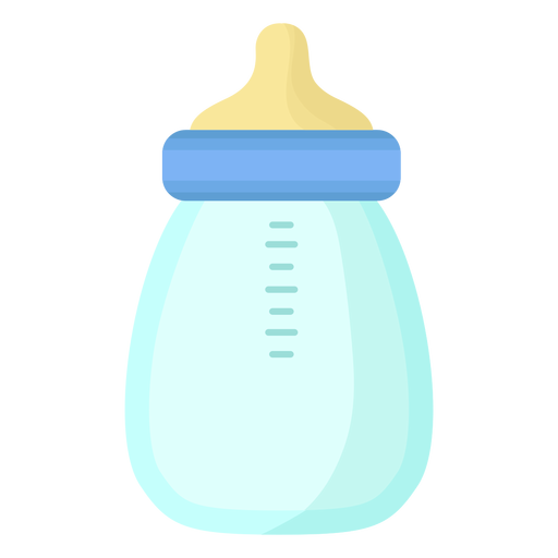 Bottle nipple teat flat PNG Design