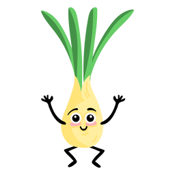 Zwiebel flach PNG-Design