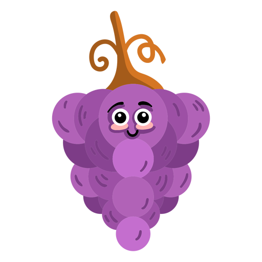 Cacho de uva plana