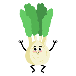 Celery leaf flat PNG Design
