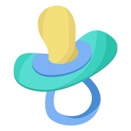 Schnullerpuppe flach PNG-Design