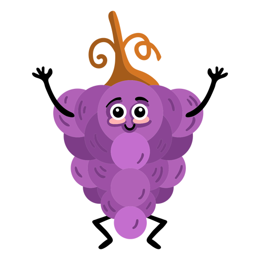 Racimo de uva plana - Descargar PNG/SVG transparente