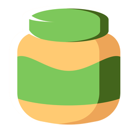 Jar can cover flat Transparent PNG