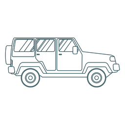 Curso de roda do veículo do corpo do carro Jeep Desenho PNG