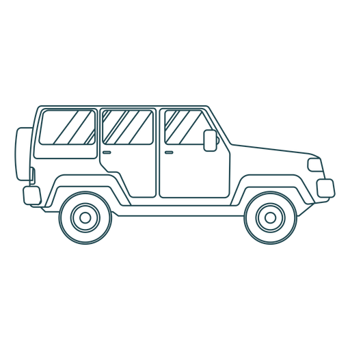 Jeep-Karosserie-Fahrzeug-Radhub PNG-Design