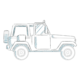 Jeep Car Wheel Vehicle Body Line PNG & SVG Design For T-Shirts