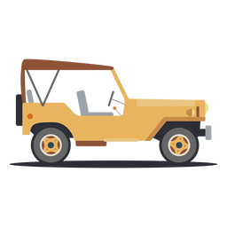 Roda do corpo do carro do veículo Jeep plana Transparent PNG
